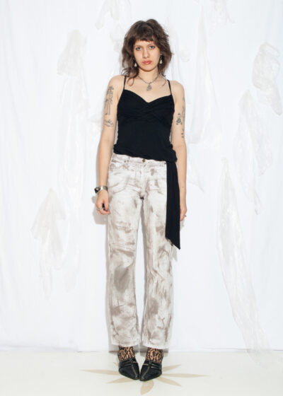 Vintage Y2K Morgan de Toi Top in Black