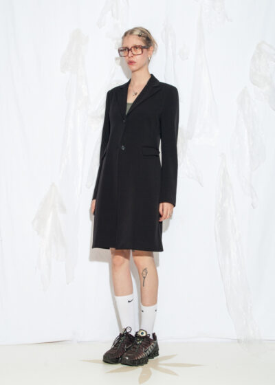 Vintage 90s Maxi Blazer in Black