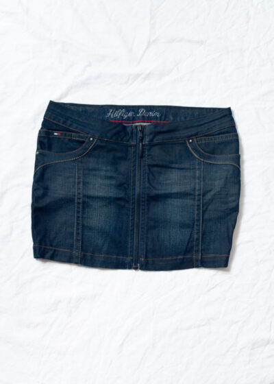 Vintage Y2K Tommy Hilfiger Dnim Skirt in Blue