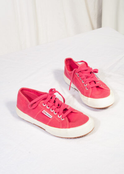 Vintage Superga Sneakers Y2K Pink Trainers