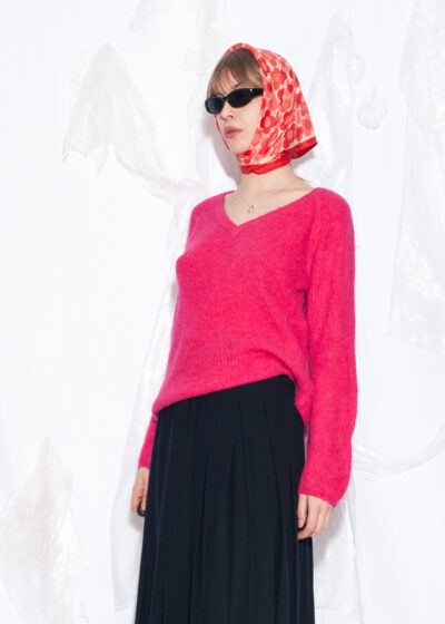 Vintage Morgan de Toi Jumper Y2K Soft Knit Sweater in Pink