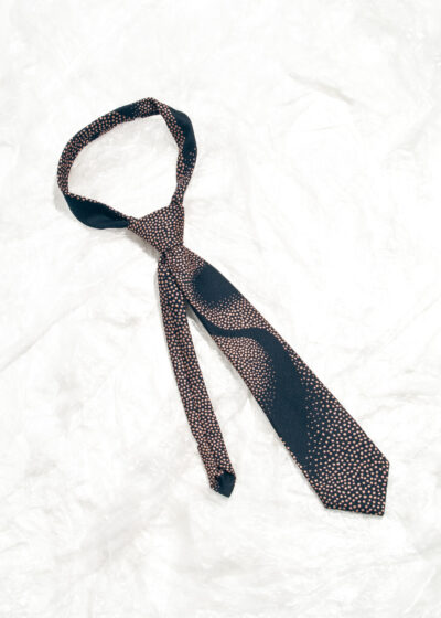 Vintage 70s Tie w Psychedelic Spot Pattern