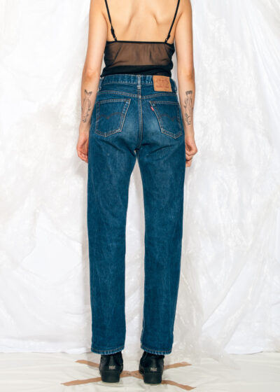 Vintage 90s Levi's Jeans in Middle Blue Boyfriend Cut