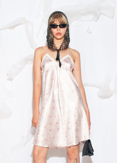Vintage Y2K Pink Satin Slip Dress
