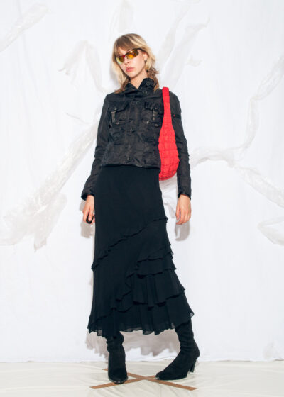 Vintage Y2K Peuterey Jacket in Black