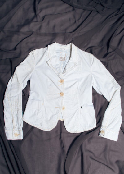 Vintage Y2K Marithé et François Girbaud Blazer in White