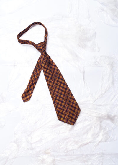 Vintage 60s Georges Chanel Tie in Brown