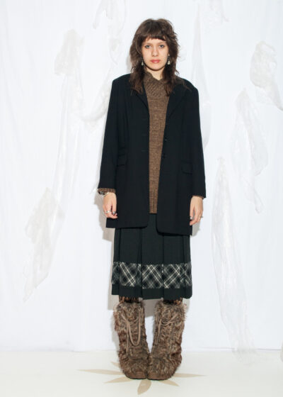 Vintage 90s Staccato Oversized Blazer in Black