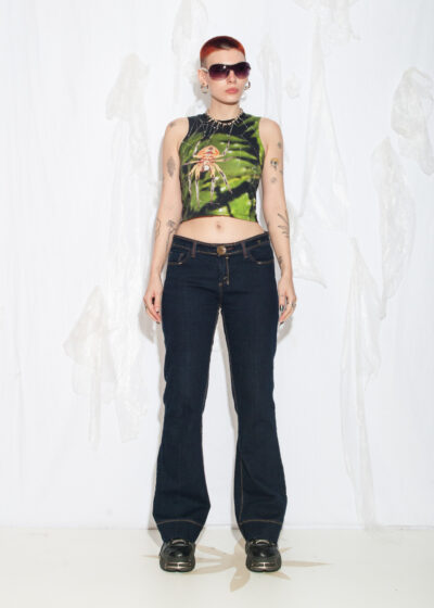 Vintage Y2K Flare Jeans in Blue