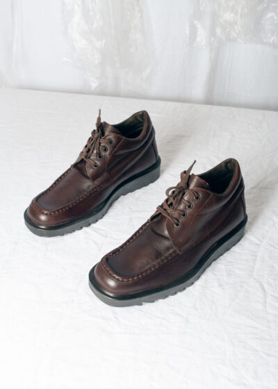 Vintage Y2K Shilton Square Toe Shoes in Brown