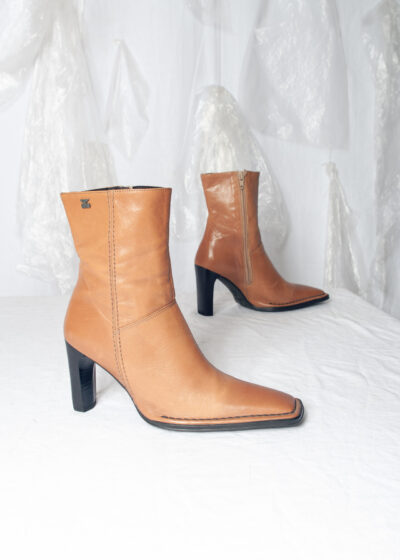 Vintage 90s Joe Sanchez Leather Boots in Brown