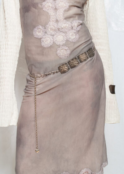 Reworked Vintage 50s Two-in-one Waist Chain and Necklace