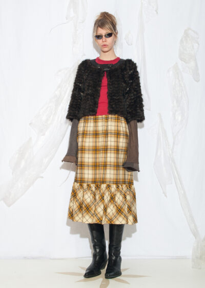 Vintage Y2K Morgan de Toi Fuax Fur Bolero